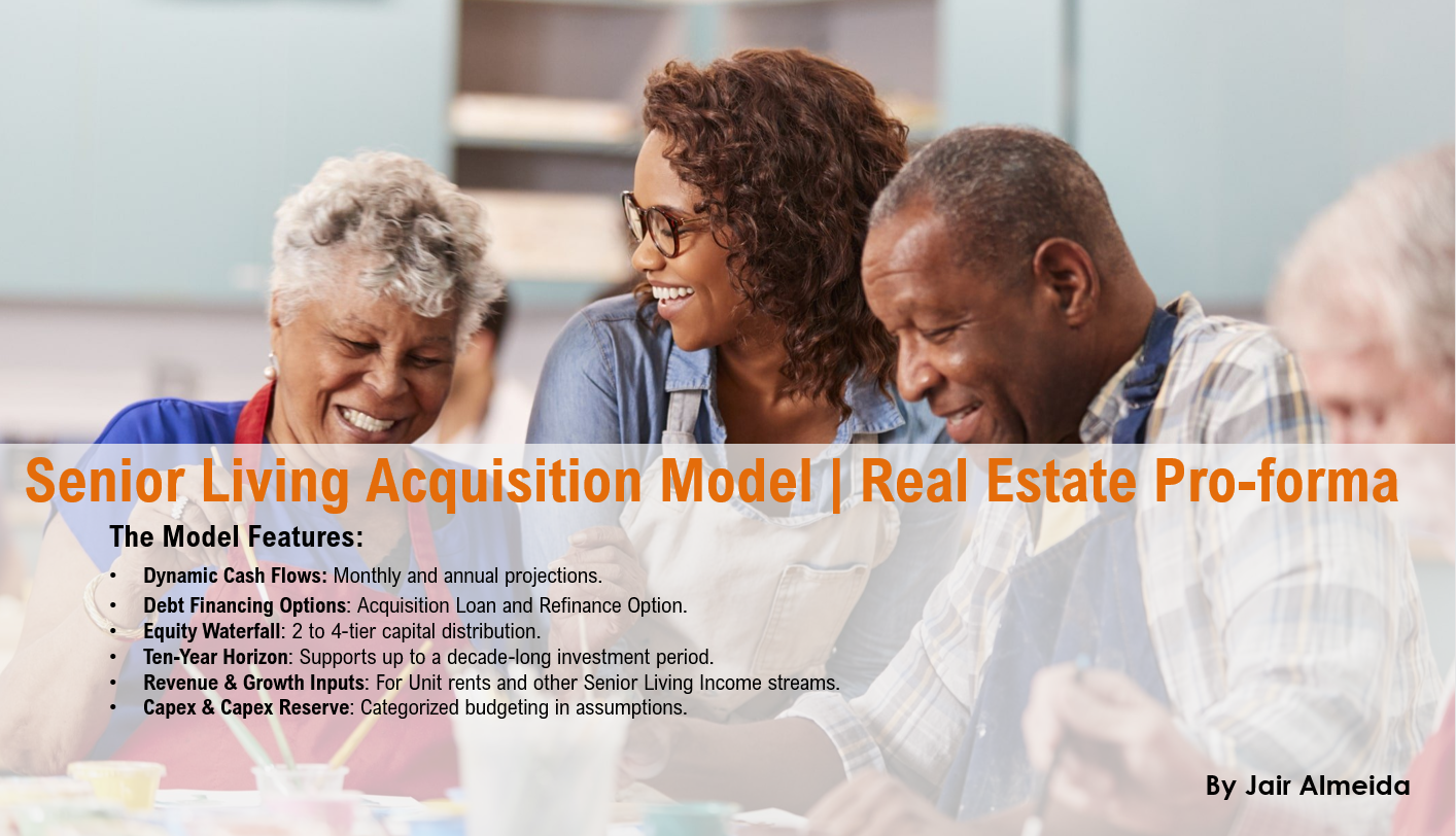 Senior Living Acquisition Model - Real Estate Pro Forma