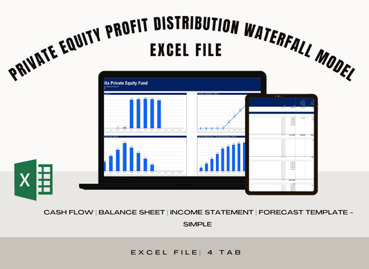 Private Equity Profit Distribution Waterfall Model