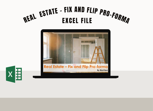 REAL ESTATE - FIX AND FLIP PRO-FORMA MODEL