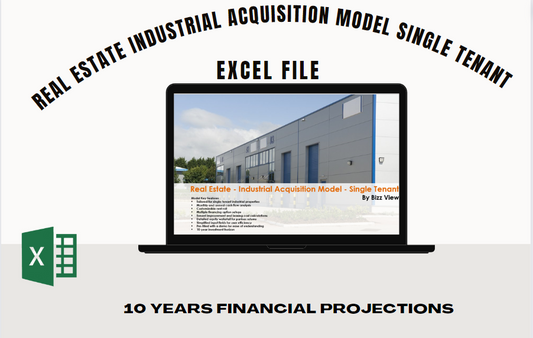 Real Estate Industrial Acquisition Model Single Tenant