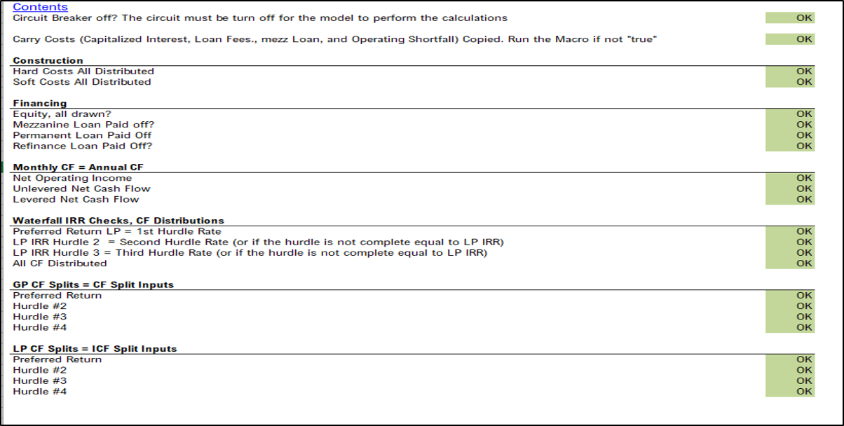 Senior Living Development Model - Real Estate Pro-forma