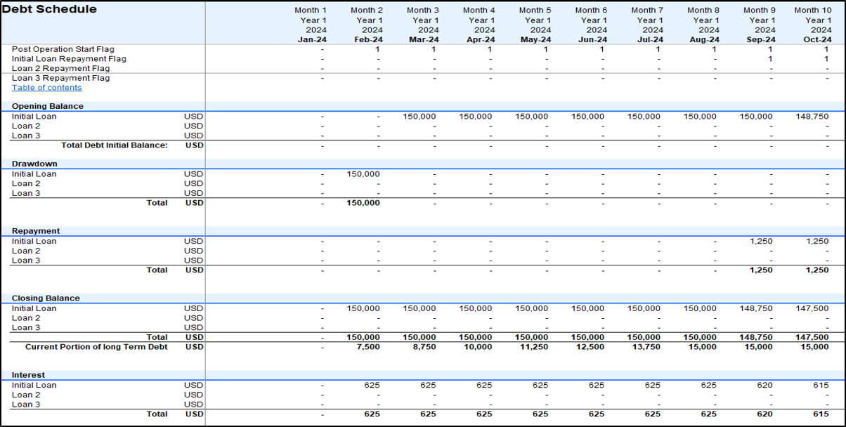 Brewery financial model and Budget Control