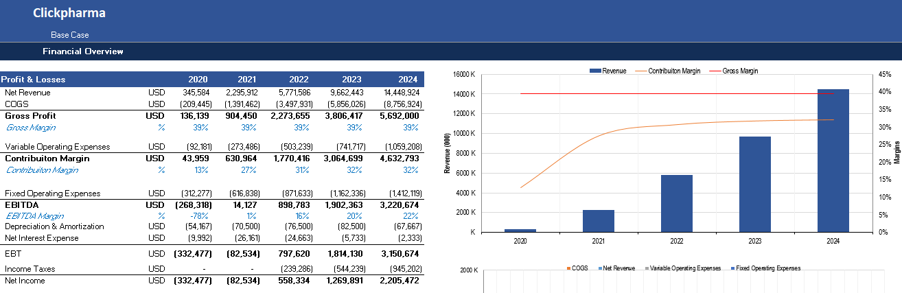 E-commerce Financial Model